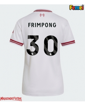 Liverpool Jeremie Frimpong #30 Tricou Fotbal Replică 2026-27 Femei Deplasare